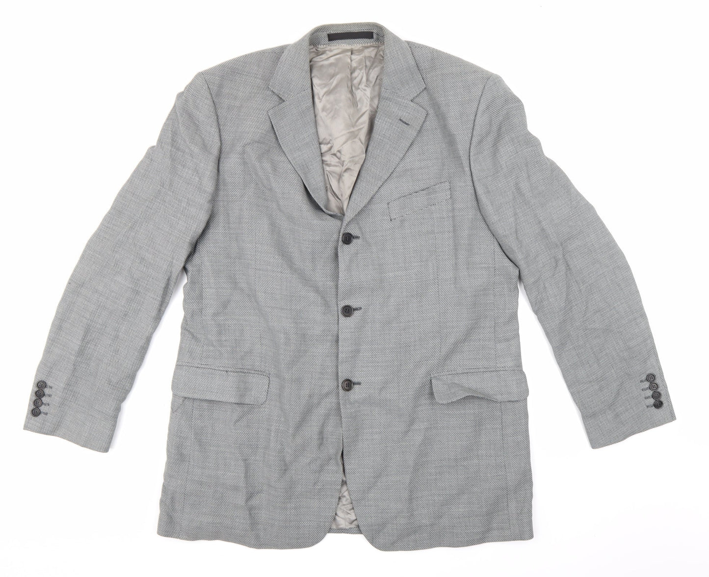 Marks and Spencer Mens Grey   Jacket Suit Jacket Size 44
