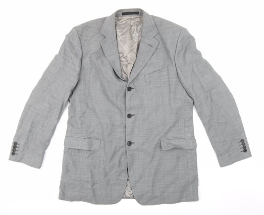 Marks and Spencer Mens Grey   Jacket Suit Jacket Size 44