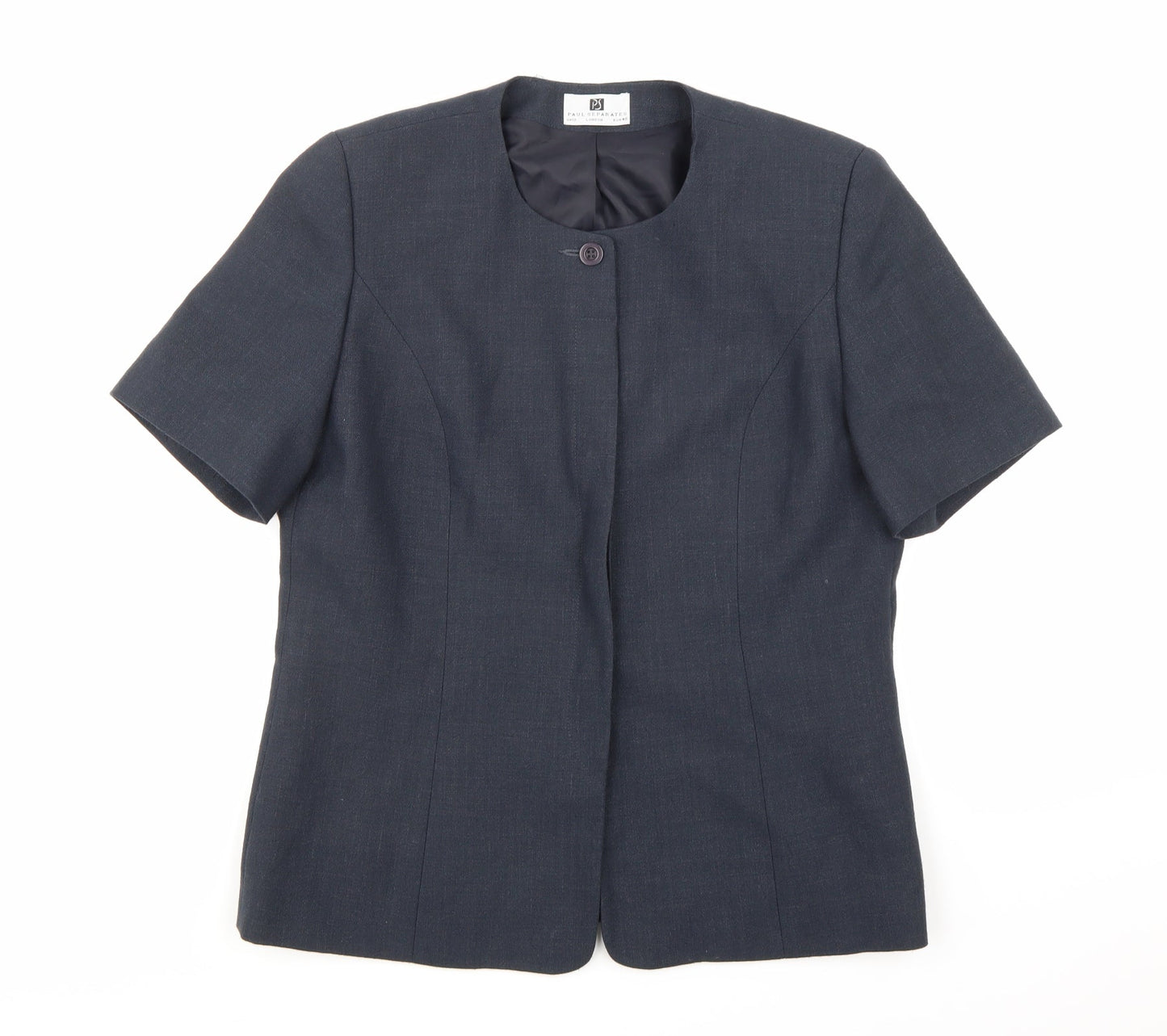 Paul Seperates Womens Blue   Basic Button-Up Size 12