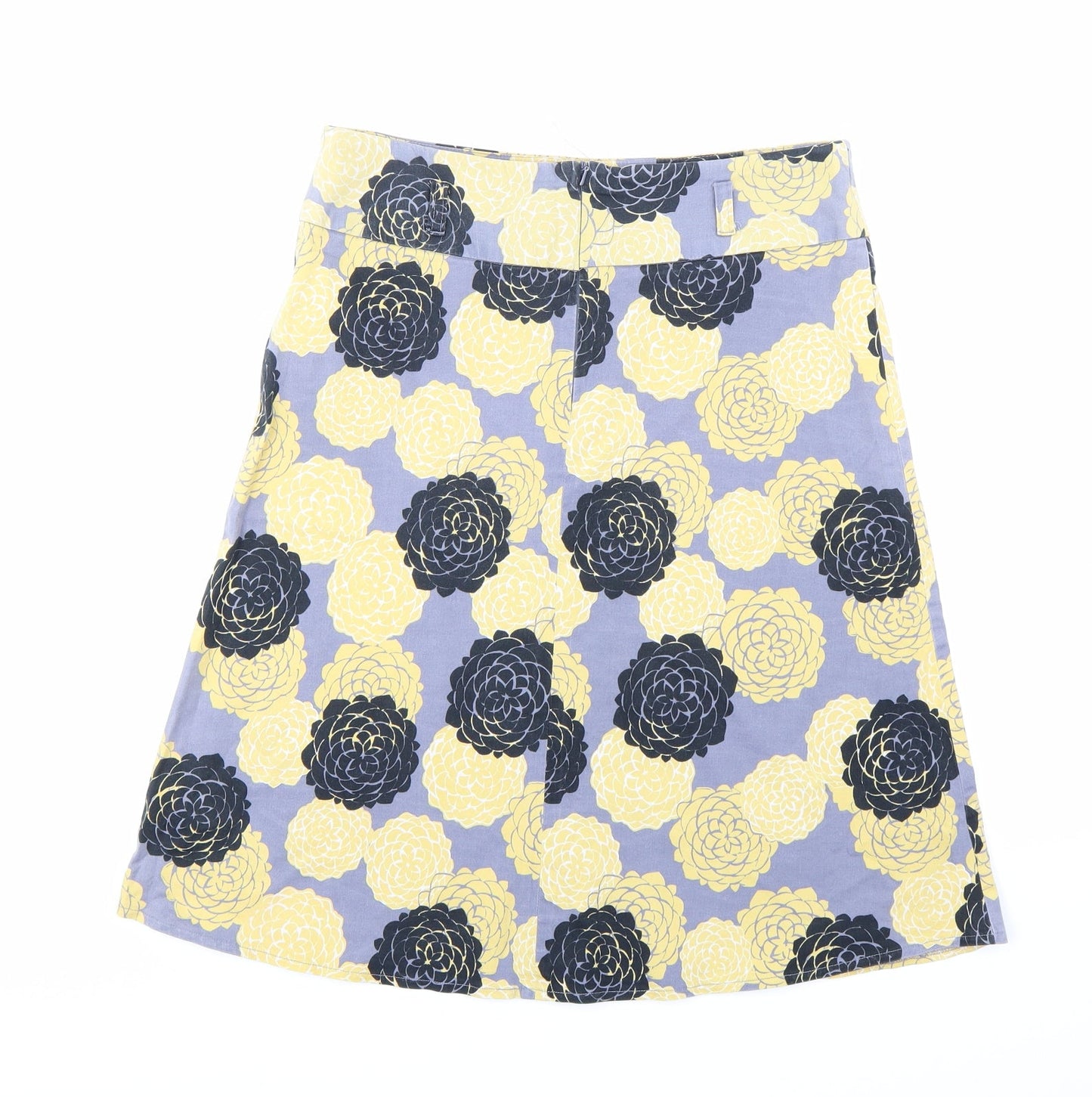 Red Herring Womens Grey Floral  A-Line Skirt Size 8