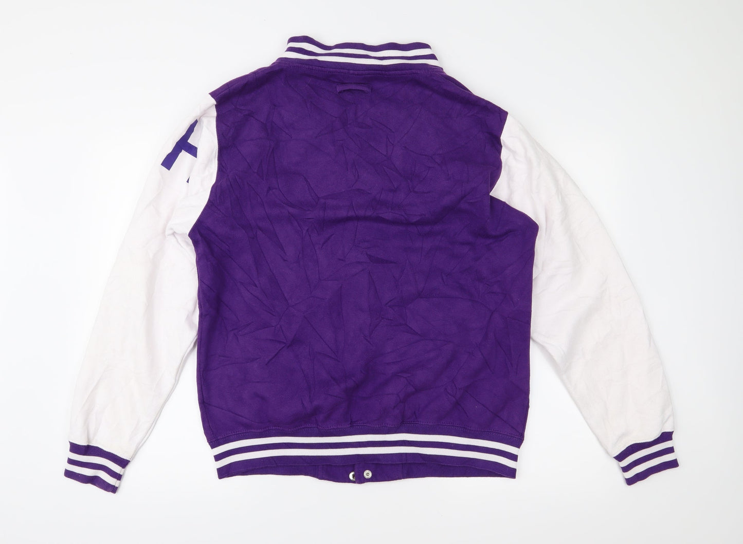 Awdis Boys Purple  Jersey Jacket  Size L