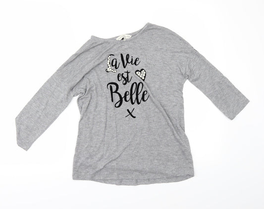F&F Womens Grey   Pullover Jumper Size 6