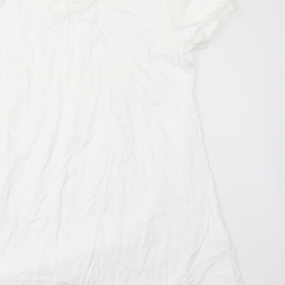 vintage angles Girls White   Basic T-Shirt Size 13 Years