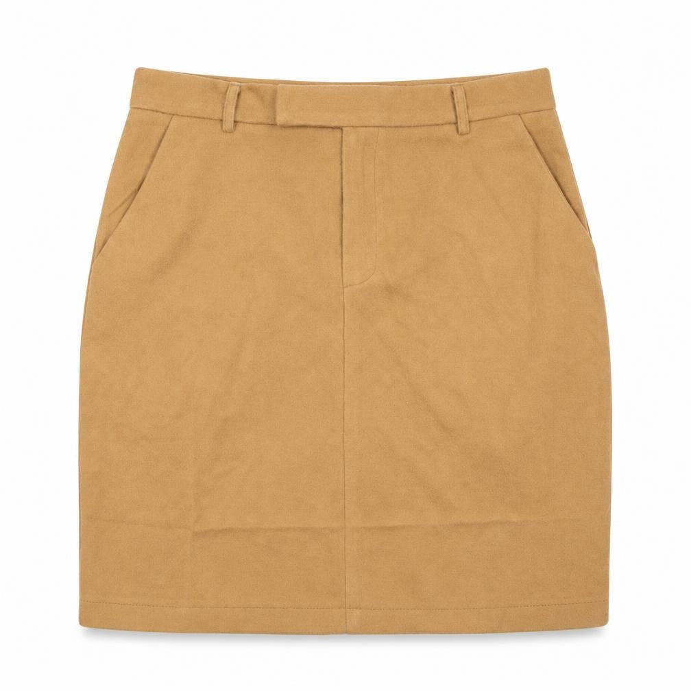 Preworn Womens Beige   Straight & Pencil Skirt Size 30 in