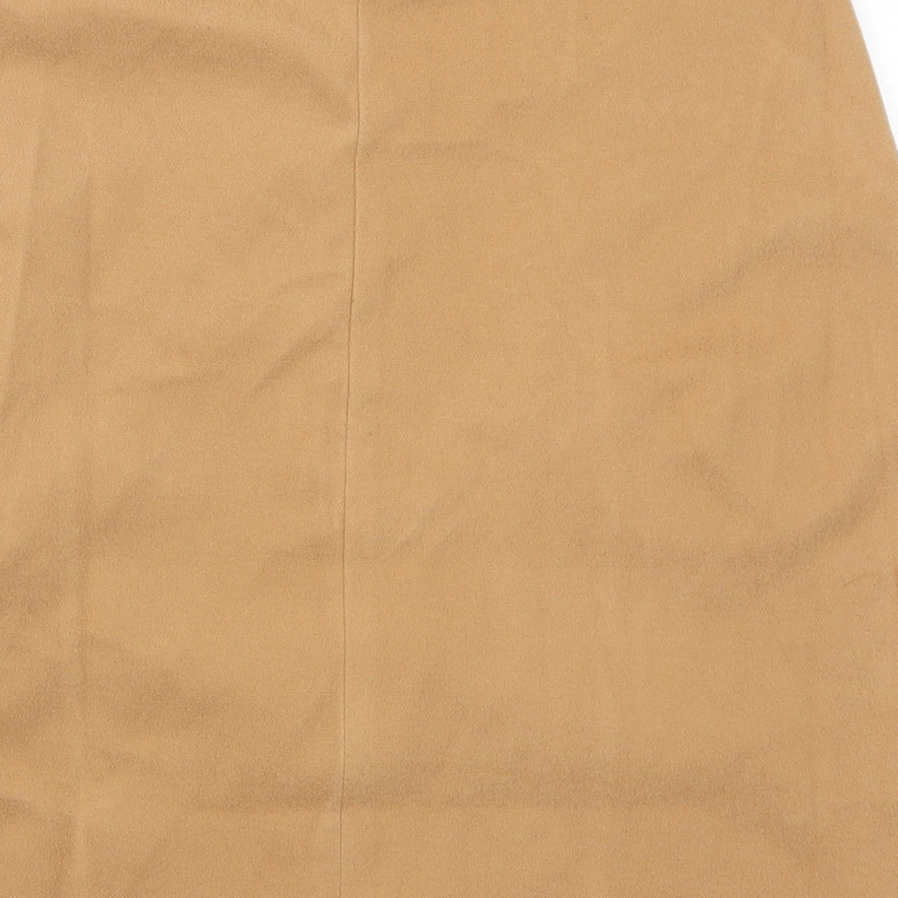 Preworn Womens Beige   Straight & Pencil Skirt Size 30 in