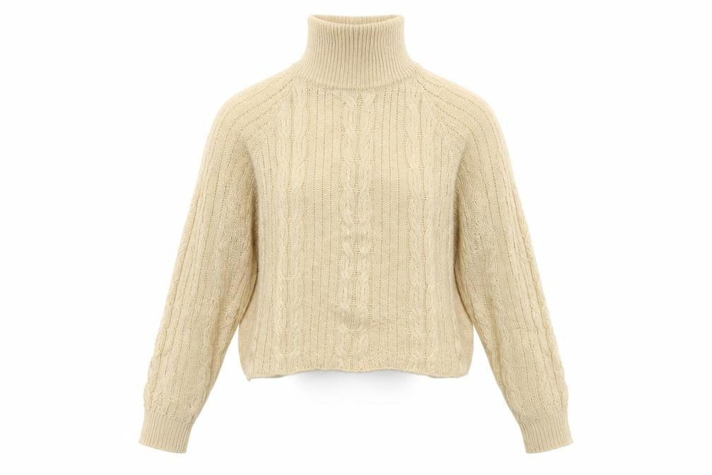 Preworn Womens Beige  Knit Pullover Jumper Size L