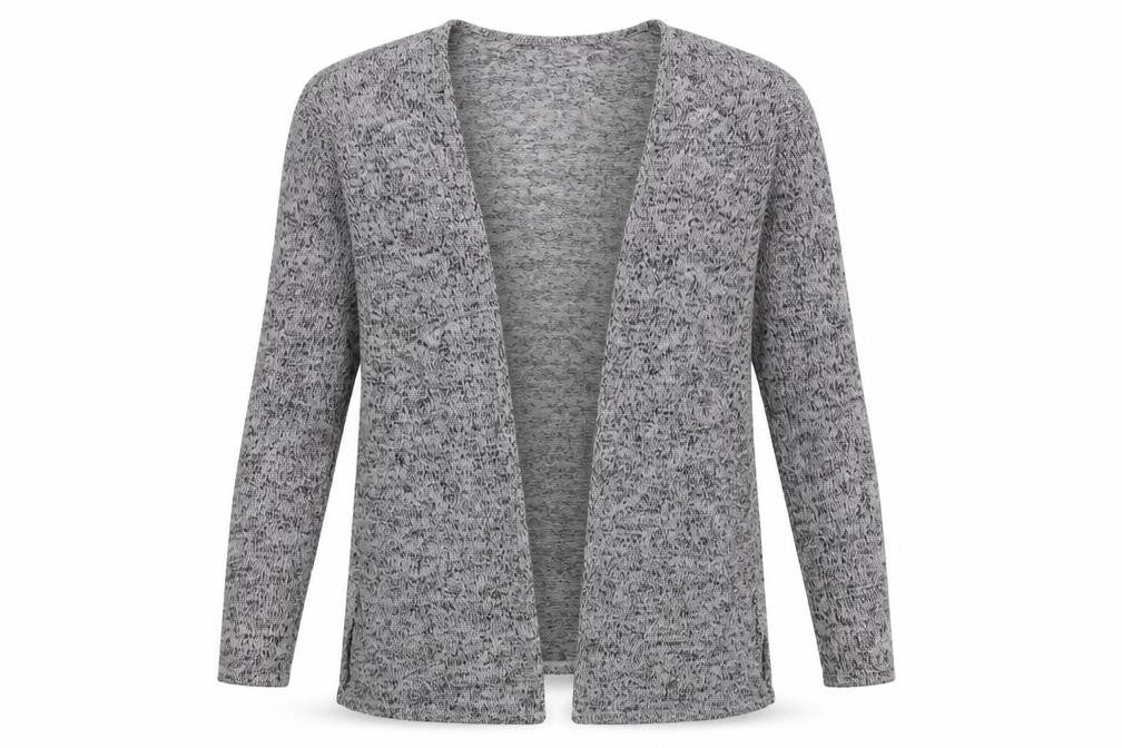 H&M Womens Grey  Knit Cardigan Jumper Size S