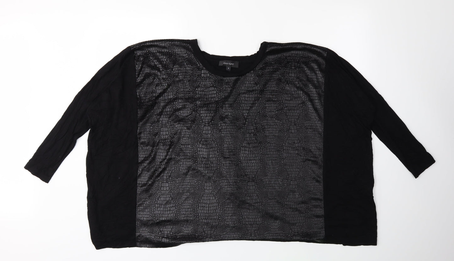 Karen Kane Womens Black   Basic Blouse Size S