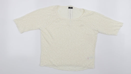 F&F Womens Beige   Pullover Jumper Size 14