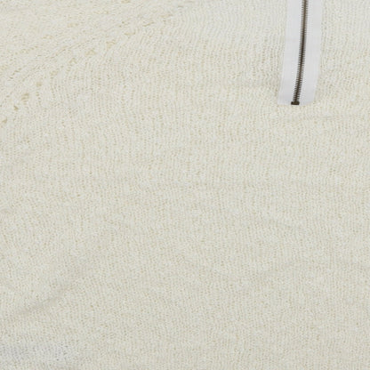 Brand and care label for F&F women’s beige jumper, size UK 14
