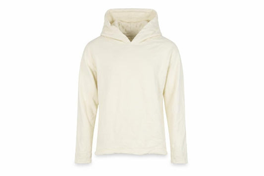 Front view of Miss Selfridge women’s white pullover hoodie, size M