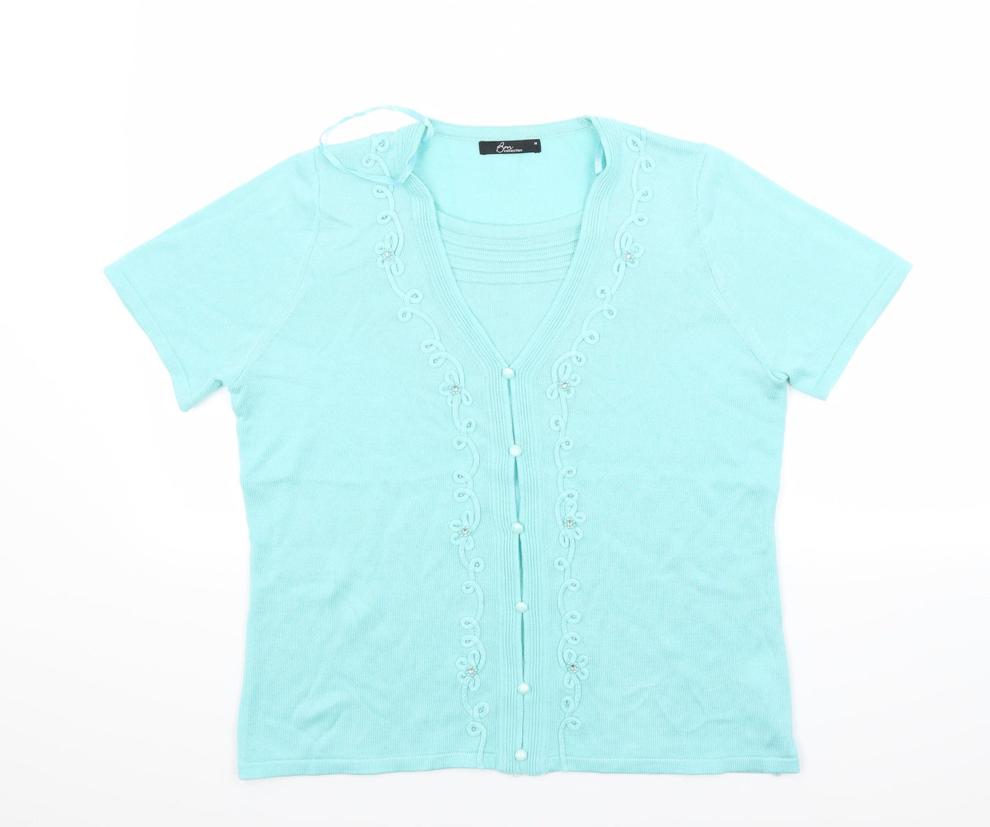 BM Womens Green   Basic Blouse Size M
