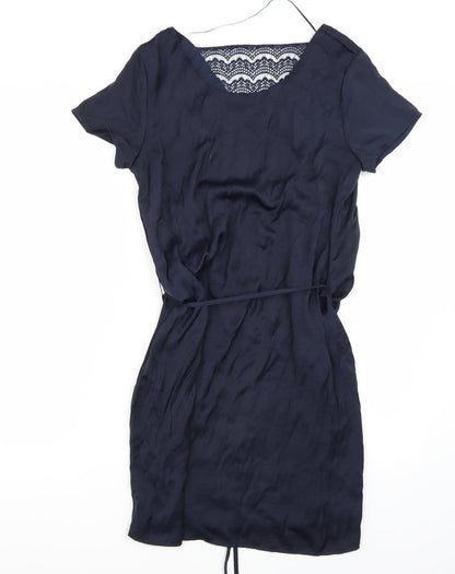 Additional front view of VILA women’s blue a-line, size S