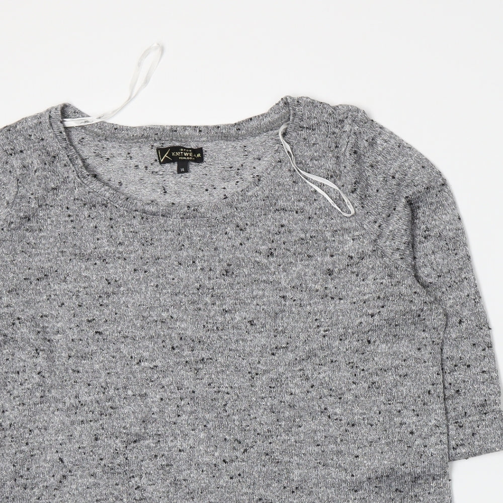 New Look Womens Grey   Pullover Jumper Size 14