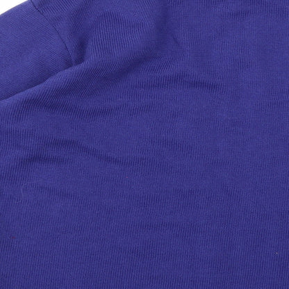 Brand and care label for Reflect women’s blue knit jumper, size L