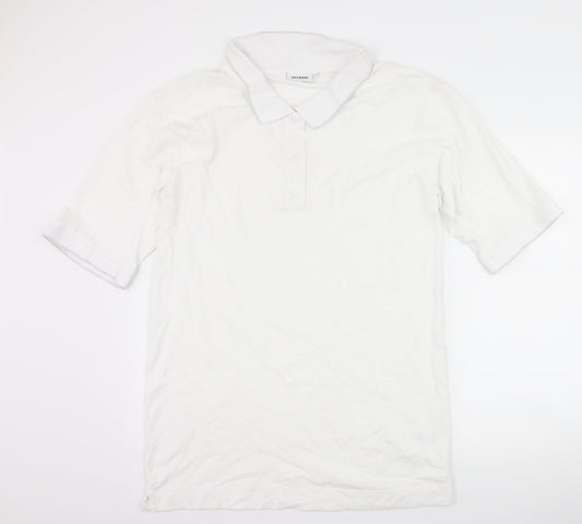 Weekday Womens White   Shirt Dress  Size XS