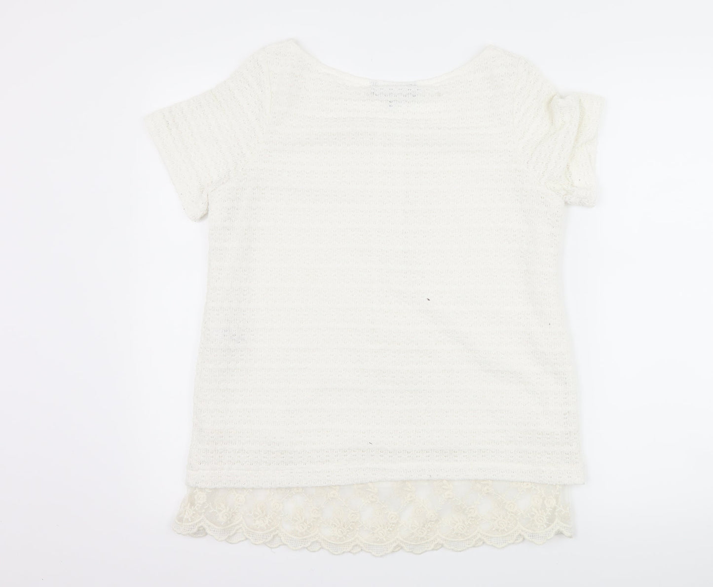 NEXT Womens White   Basic T-Shirt Size 8