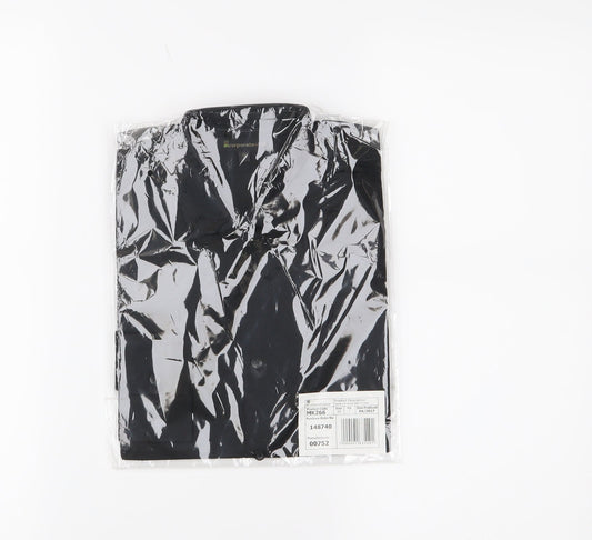 Incorporatewear Mens Black    Button-Up Size 15