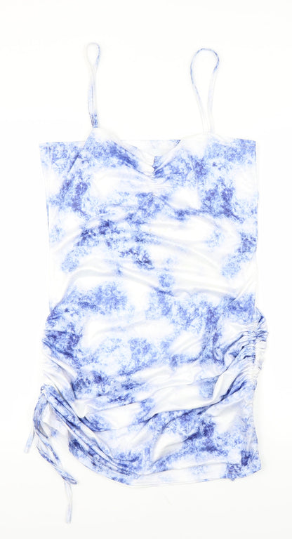 Additional front view of SHEIN women’s blue bodycon, size L