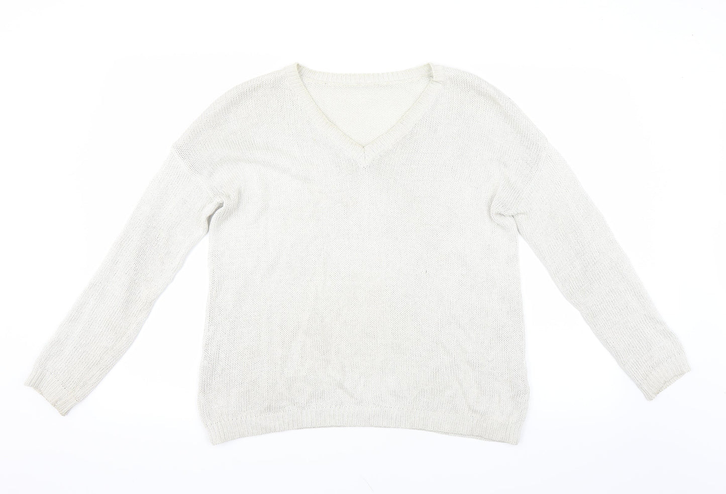 Preworn Womens Beige   Pullover Jumper Size S