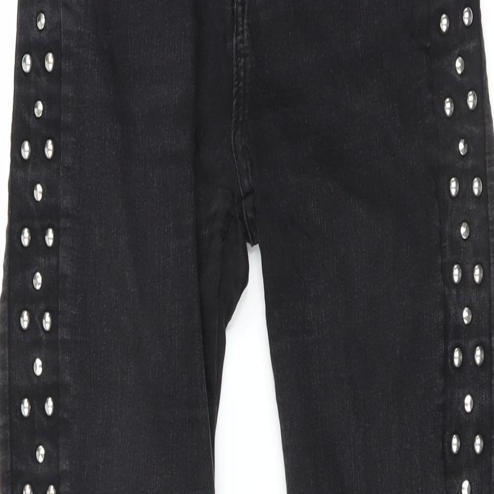 H&M Womens Black   Skinny Jeans Size 8 L30 in