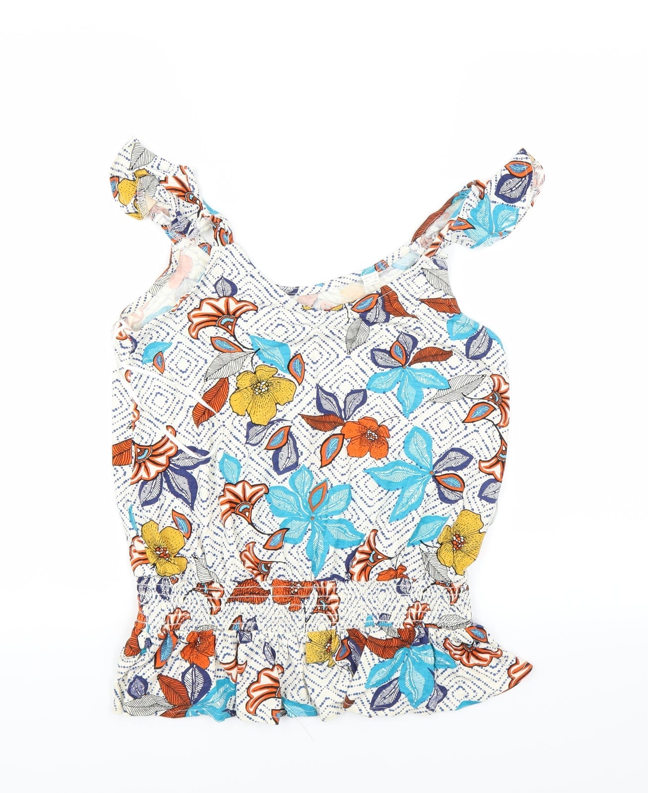 Preworn Womens Multicoloured Floral  Basic Blouse Size M