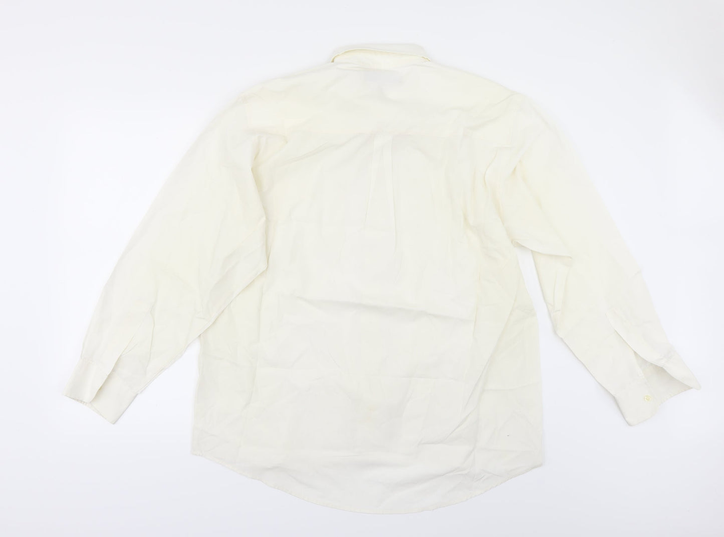 I D A H O  Mens Ivory    Button-Up Size 16