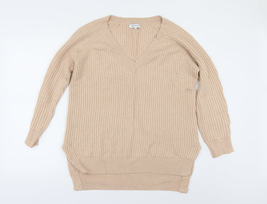 Society 8 Womens Orange   Pullover Jumper Size 8