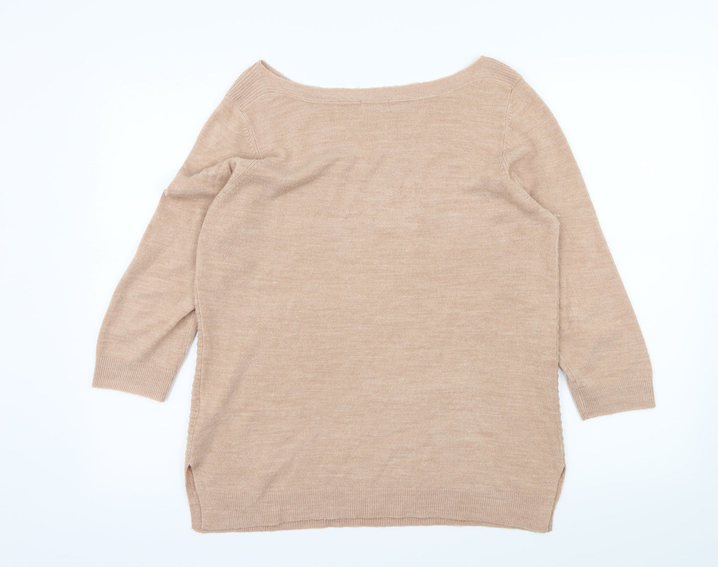 F&F Womens Pink  Knit Pullover Jumper Size 12