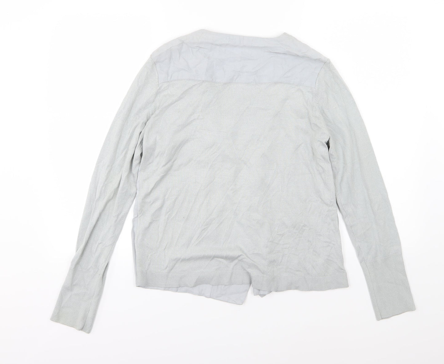 Per Una Womens Grey  Knit Jacket  Size 12