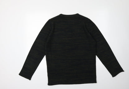 Back view of New Look men’s green knit jumper, size M