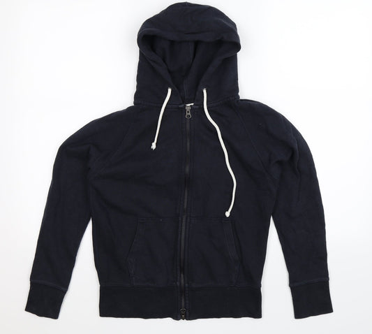 Preworn Boys Blue   Full Zip Hoodie Size M