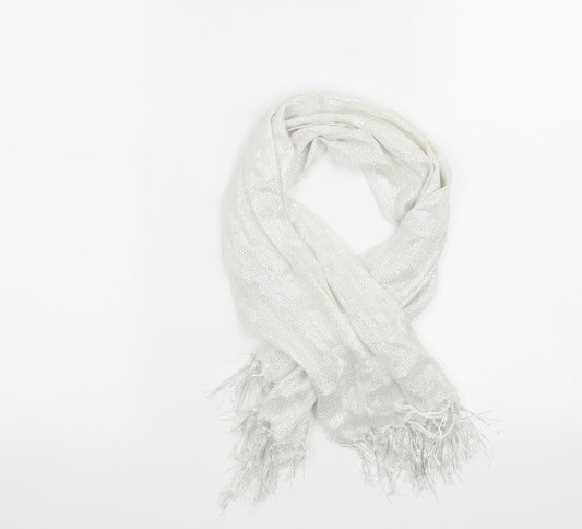 Preworn Womens Silver    Scarf
