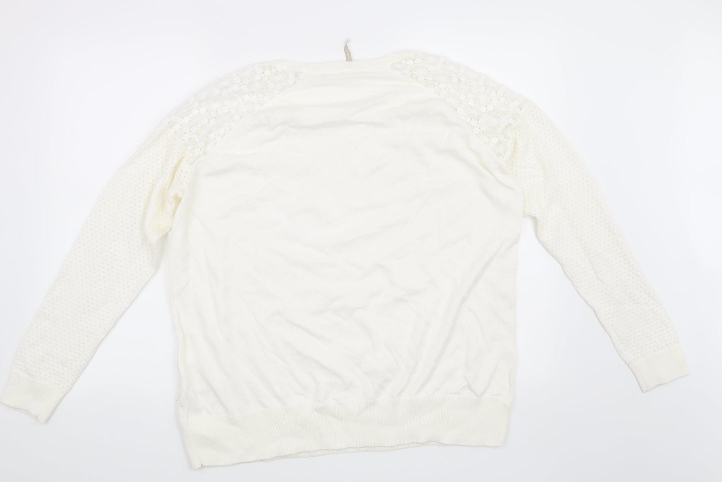 Anthology Womens Beige   Pullover Jumper Size 20