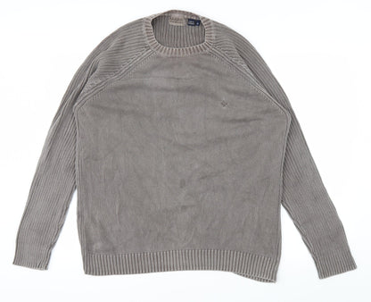Additional front view of Debenhams men’s brown jumper, size M