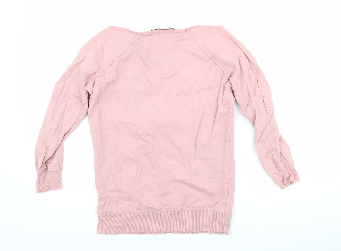 River Island Womens Pink   Pullover Sweatshirt Size 8  - graphic