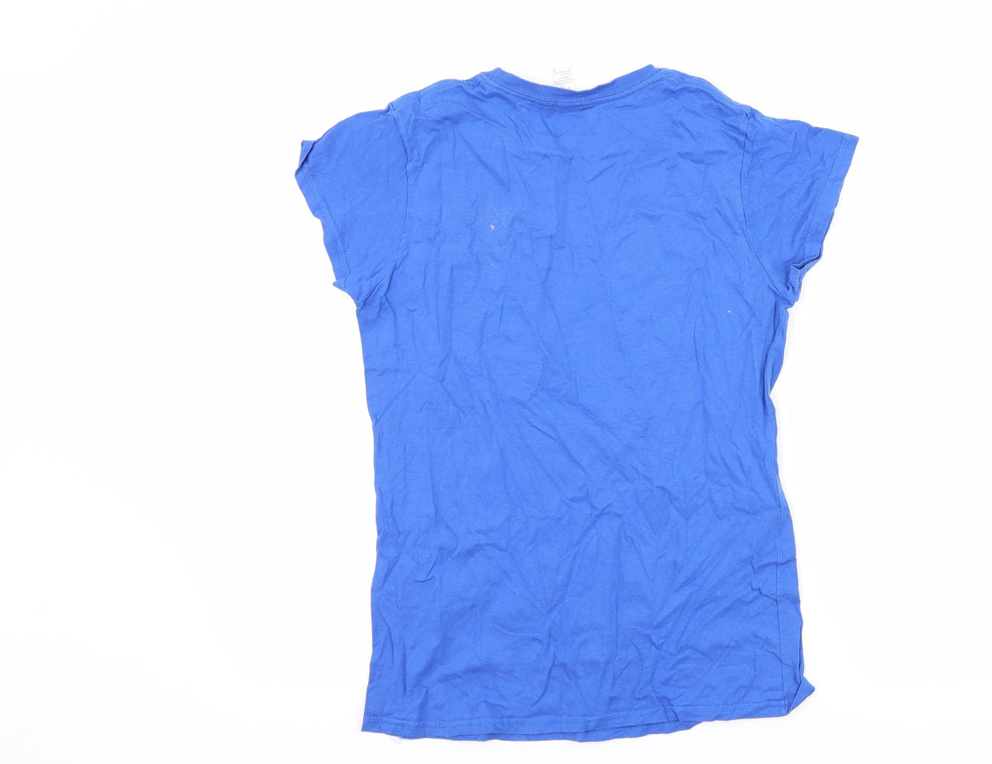Gildan Womens Blue   Basic T-Shirt Size M  - charlie and the chocolate factory musical