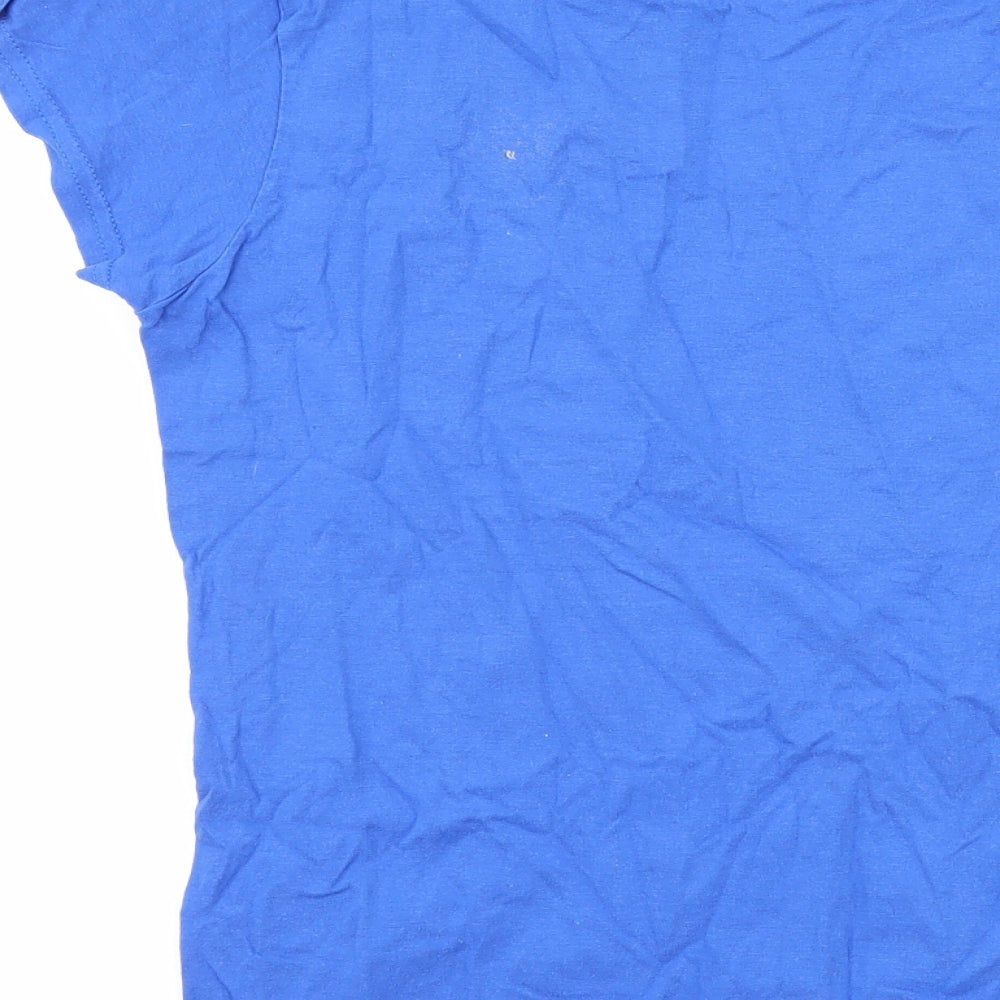 Gildan Womens Blue   Basic T-Shirt Size M  - charlie and the chocolate factory musical