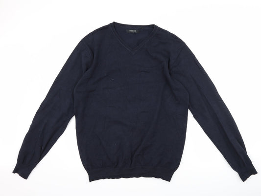 sandfield Mens Blue   Pullover Jumper Size L