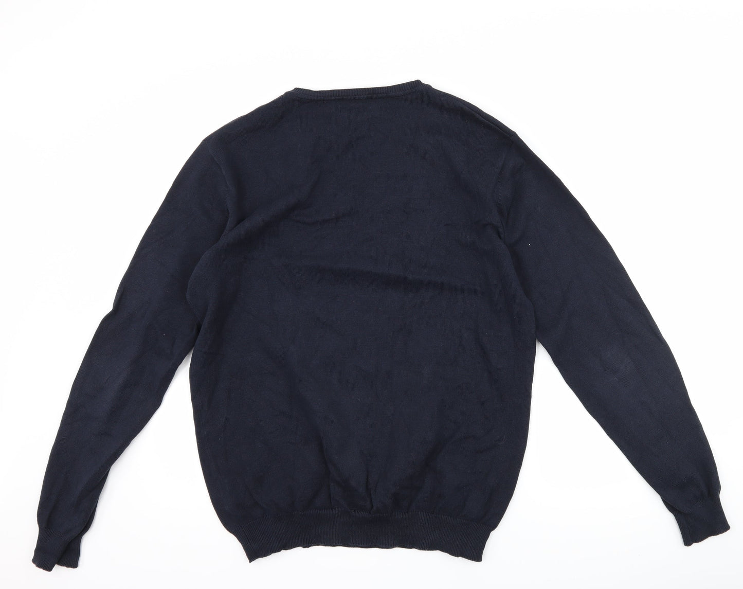sandfield Mens Blue   Pullover Jumper Size L