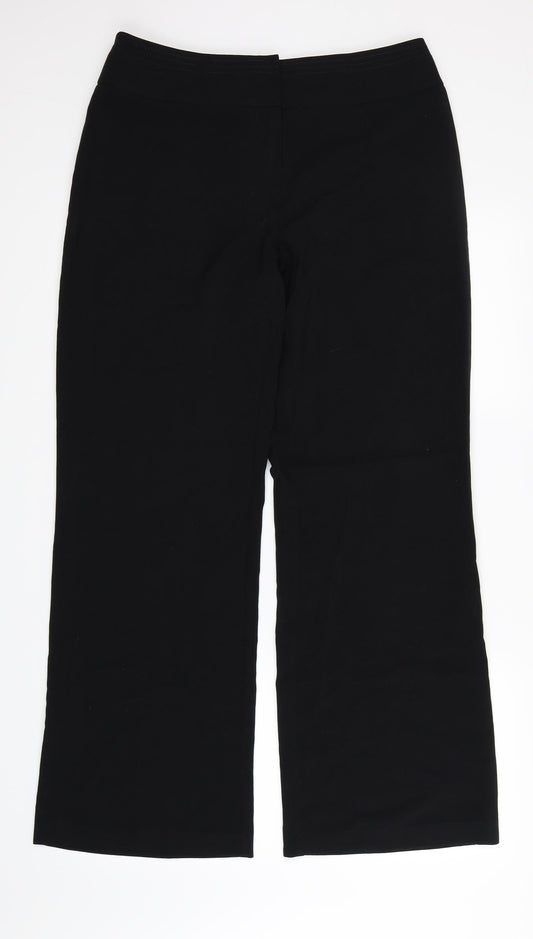 Marks and Spencer Womens Black   Trousers  Size 12 L30 in