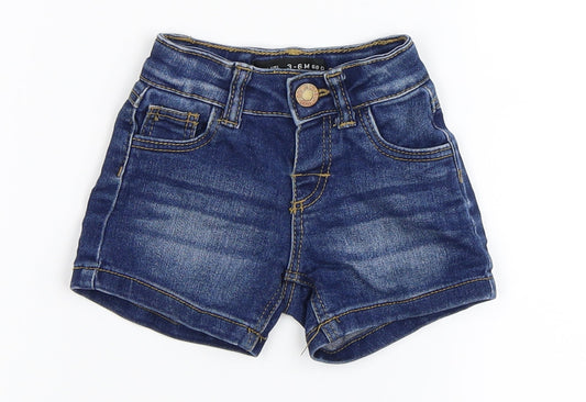 Primark Girls Blue   Cropped Trousers Size 3-6 Months  - Shorts