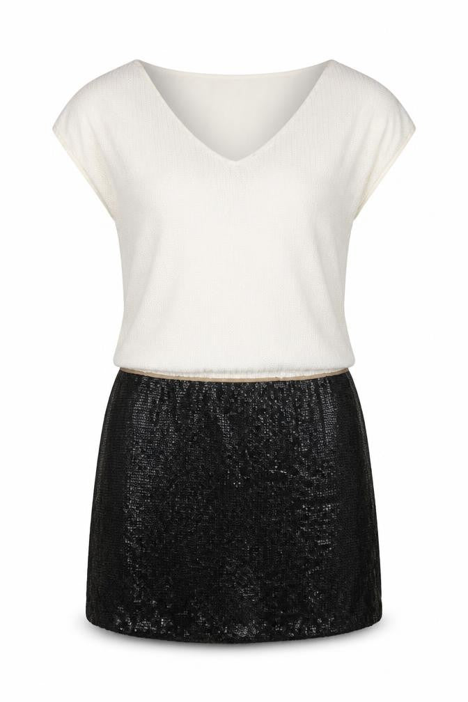 NEXT Womens White Colourblock  A-Line  Size 12