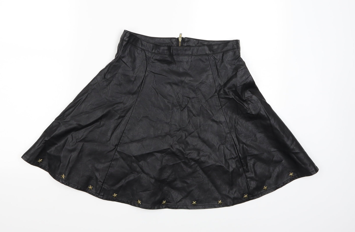 Ad Lib Womens Black   A-Line Skirt Size 10