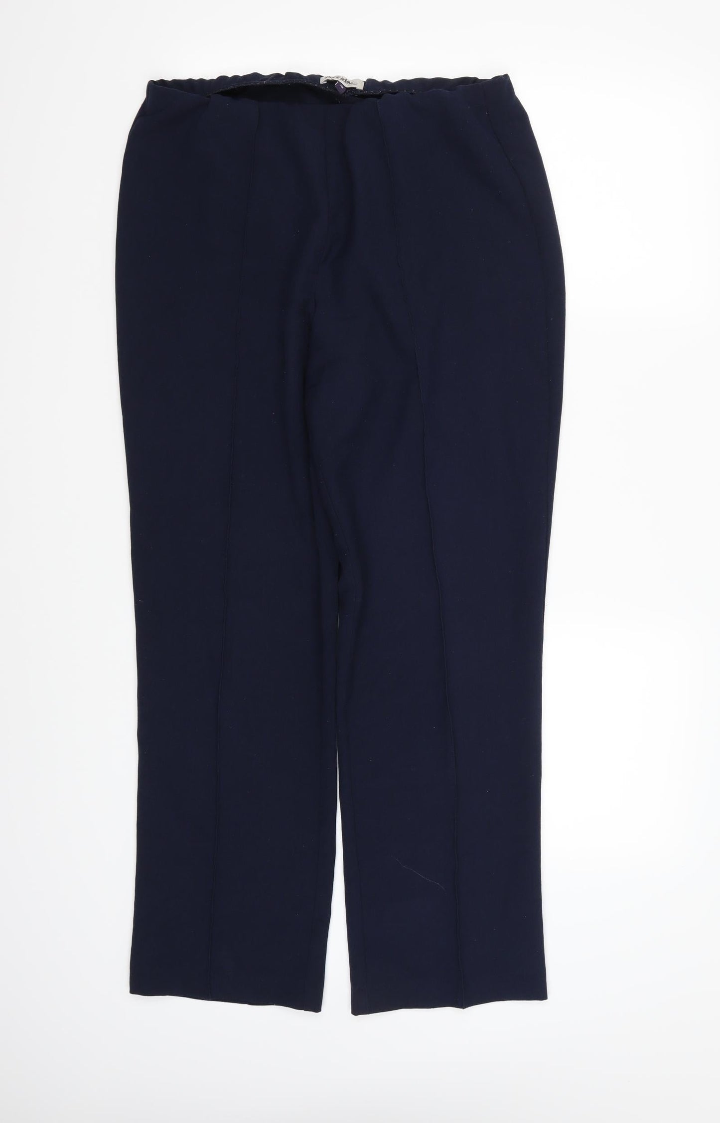Arista Womens Blue  Rayon Trousers  Size 12 L28 in