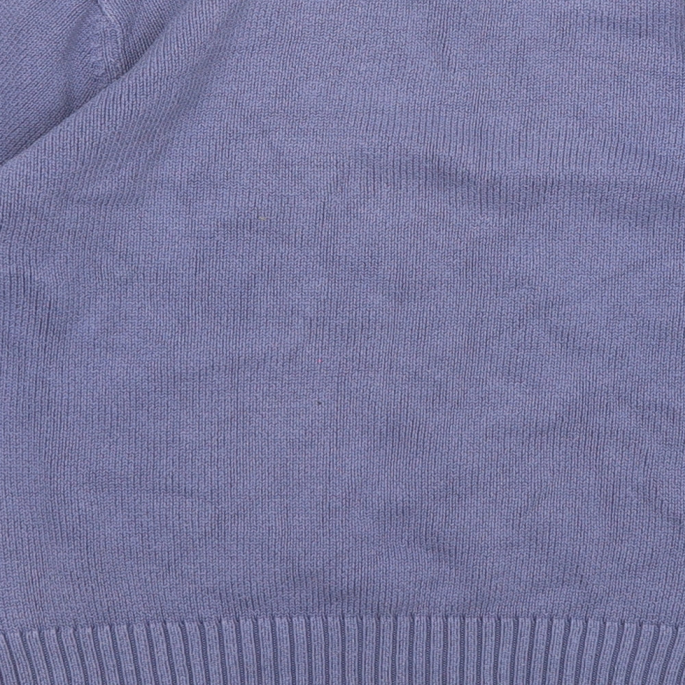 Marks and Spencer Womens Purple  Knit Pullover Jumper Size 14