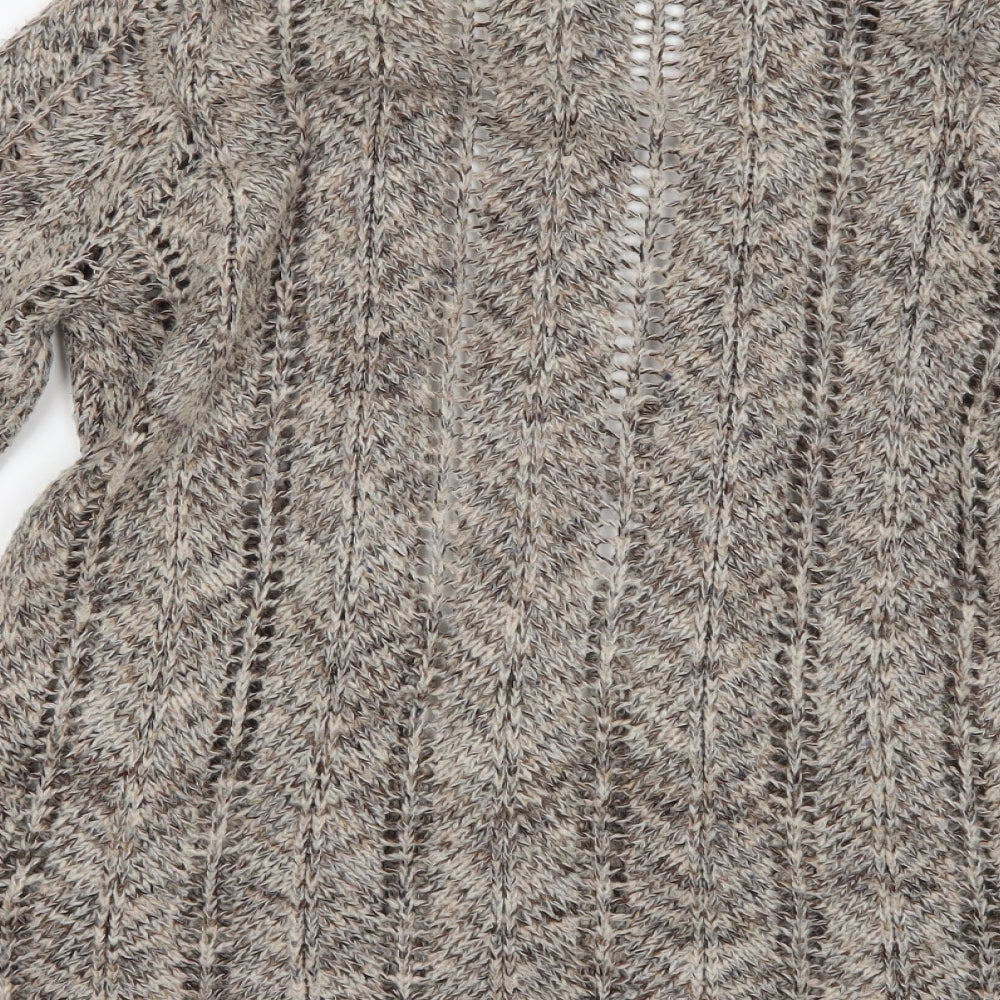 BHS Womens Brown  Knit Cardigan Jumper Size M