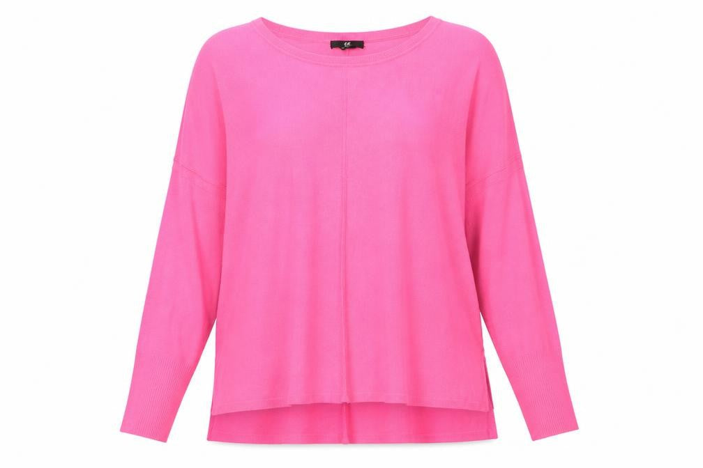 H&M Womens Pink  Knit Pullover Jumper Size M