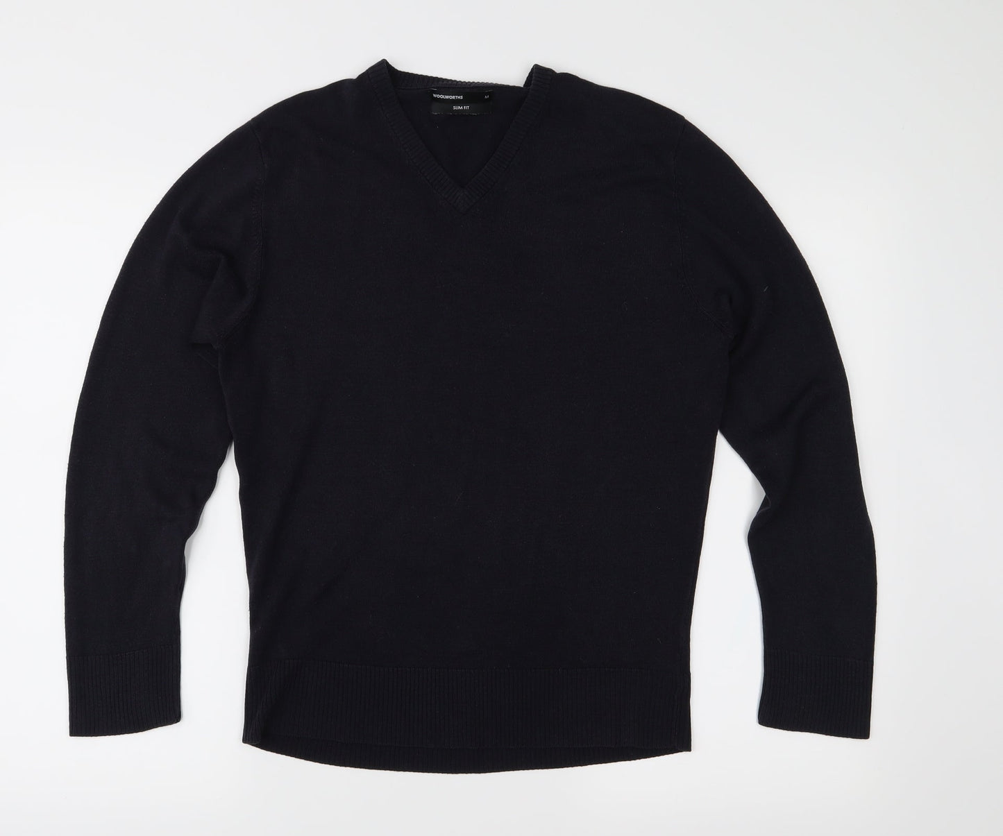Woolworths Mens Blue  Knit Pullover Jumper Size M