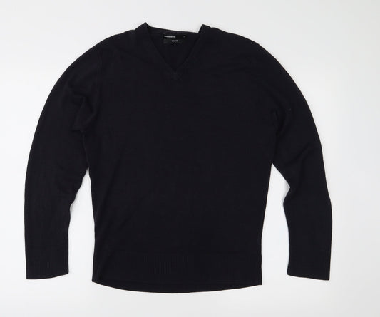 Woolworths Mens Blue  Knit Pullover Jumper Size M